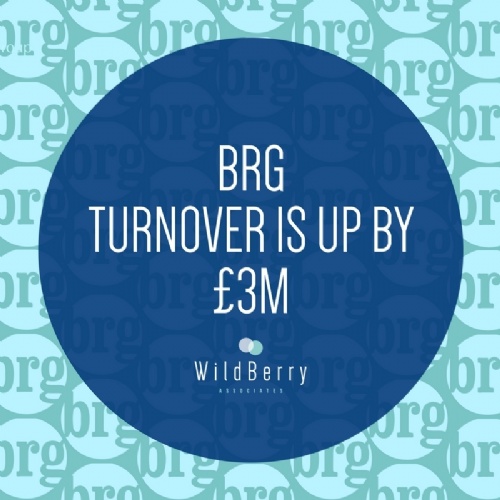 BRG turnover is up by £3m