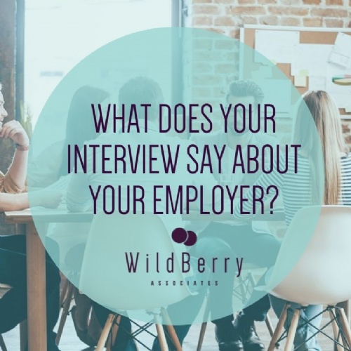 Read more... What does your interview say about your employer?