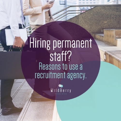 Hiring permanent staff.