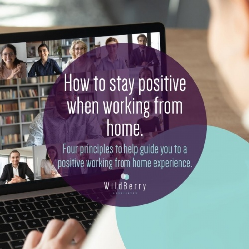 How to keep positive when working from home.