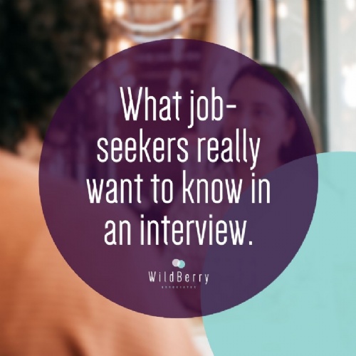 Read more... What job-seekers want to know in an interview